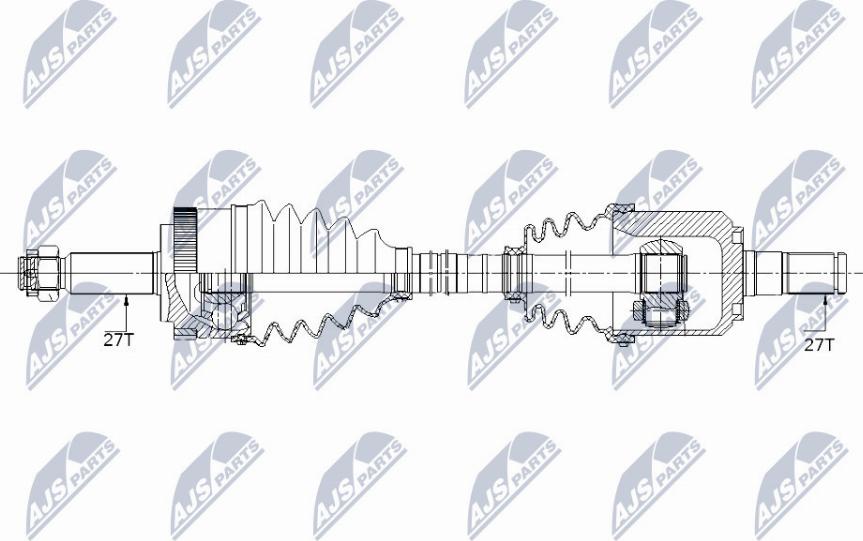 NTY NPW-HY-543 - Drivaxel xdelar.se