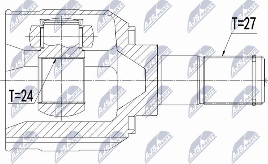 NTY NPW-HY-558 - Drivaxel xdelar.se