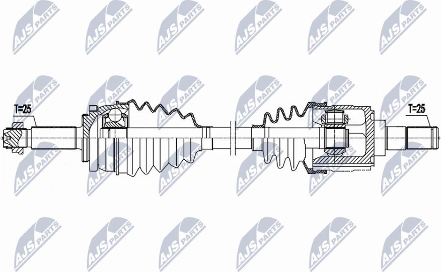 NTY NPW-HY-618 - Drivaxel xdelar.se