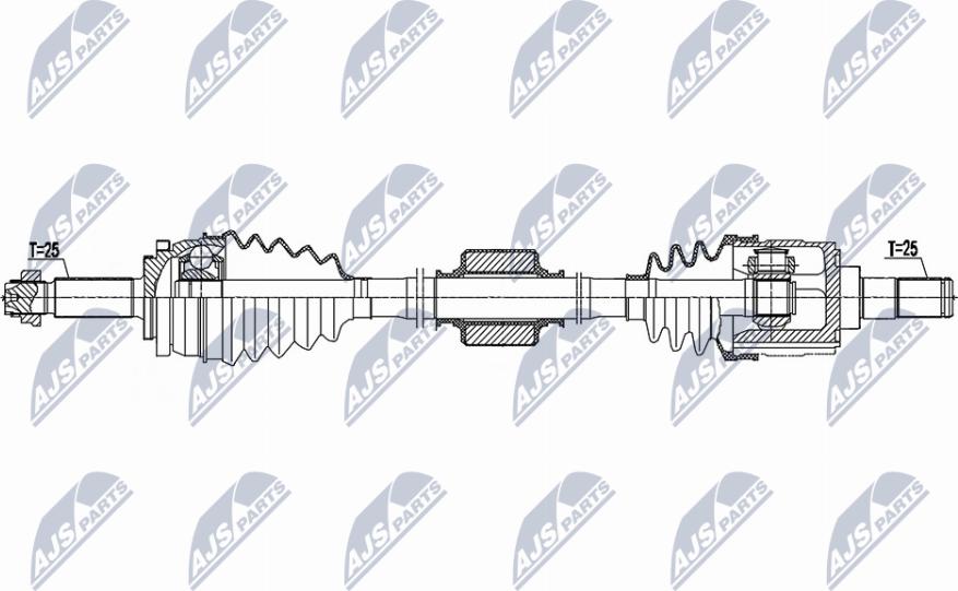 NTY NPW-HY-617 - Drivaxel xdelar.se