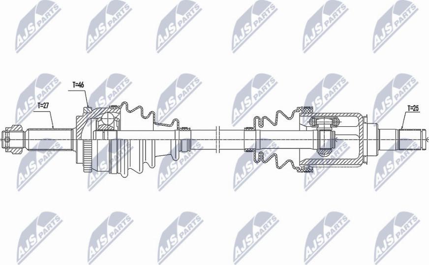 NTY NPW-KA-368 - Drivaxel xdelar.se