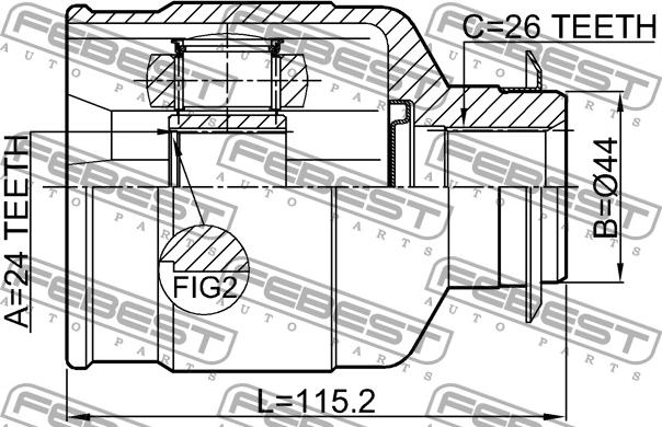 NTY NPW-KA-337 - Ledsats, drivaxel xdelar.se