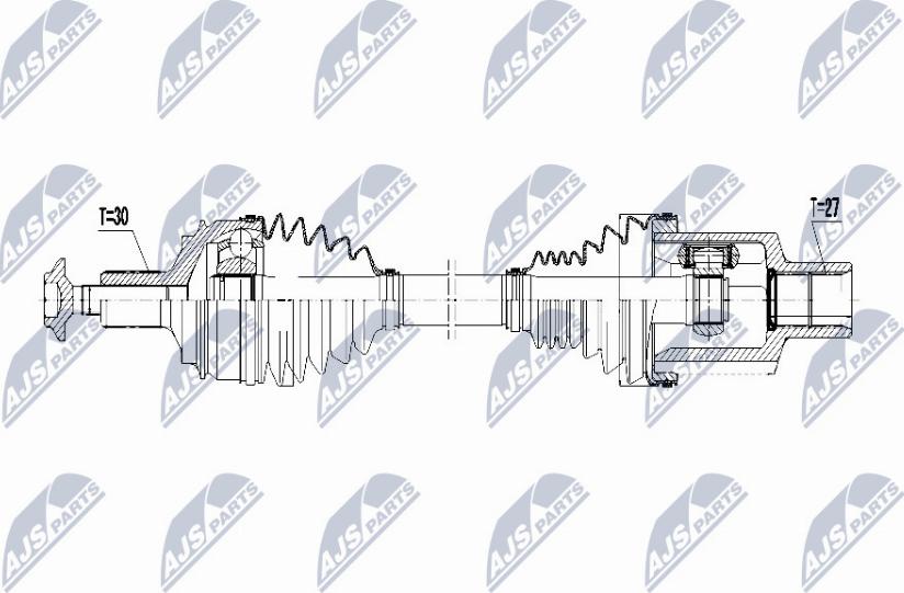 NTY NPW-ME-062 - Drivaxel xdelar.se