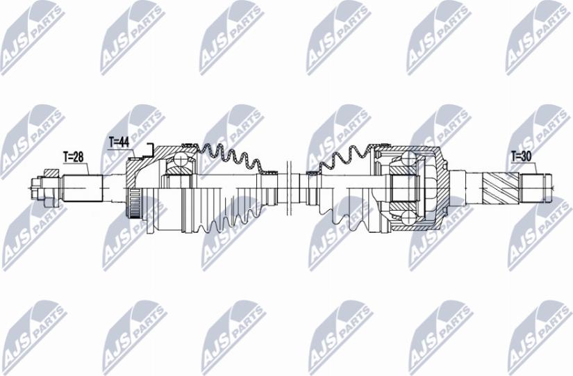 NTY NPW-MZ-090 - Drivaxel xdelar.se