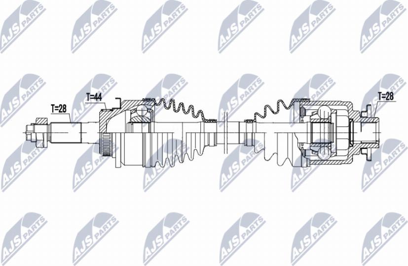 NTY NPW-MZ-092 - Drivaxel xdelar.se