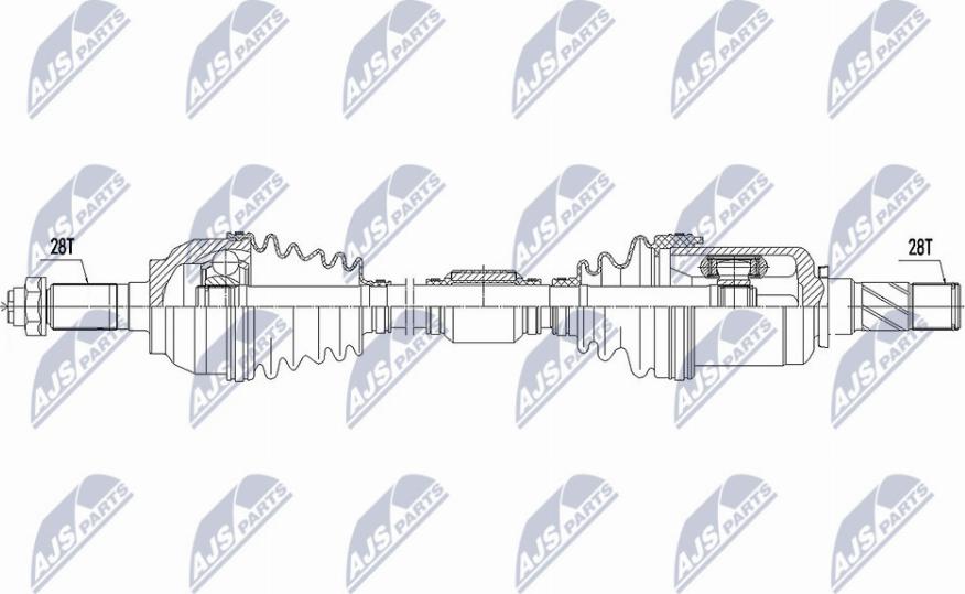 NTY NPW-MZ-060 - Drivaxel xdelar.se