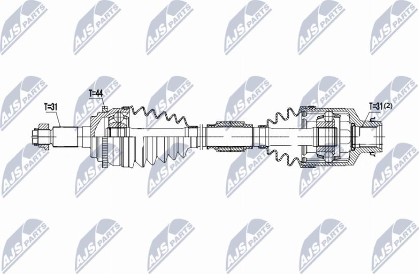 NTY NPW-MZ-086 - Drivaxel xdelar.se