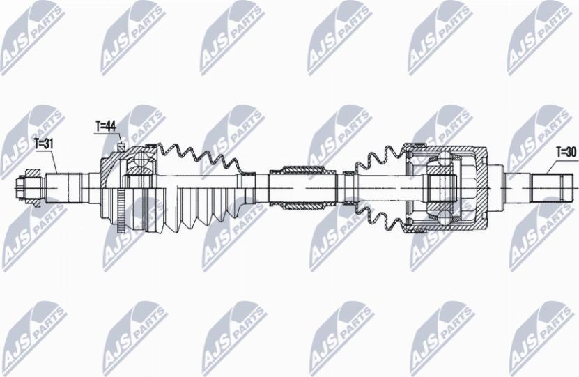 NTY NPW-MZ-088 - Drivaxel xdelar.se