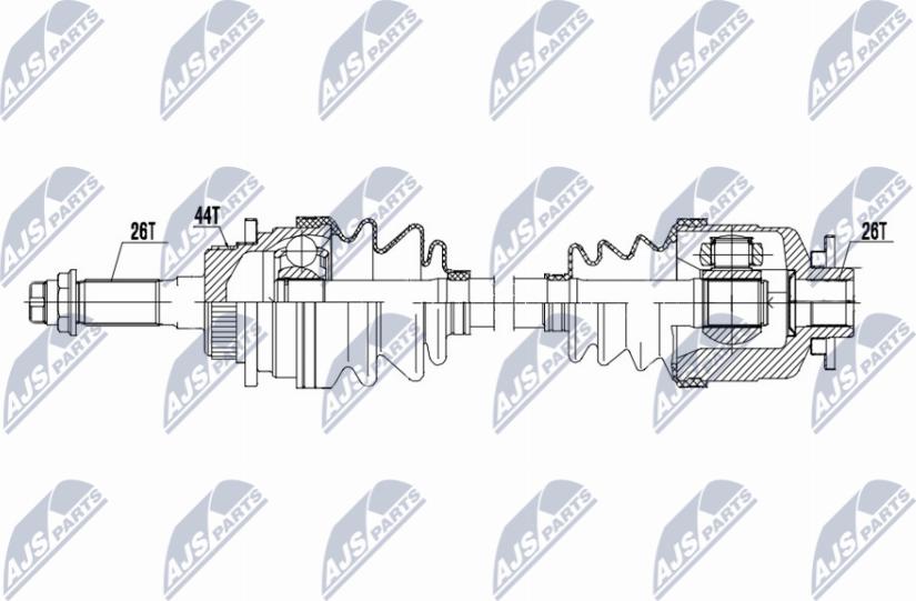 NTY NPW-MZ-072 - Drivaxel xdelar.se