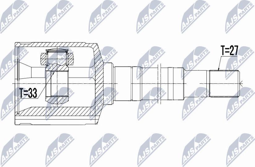 NTY NPW-NS-069 - Ledsats, drivaxel xdelar.se