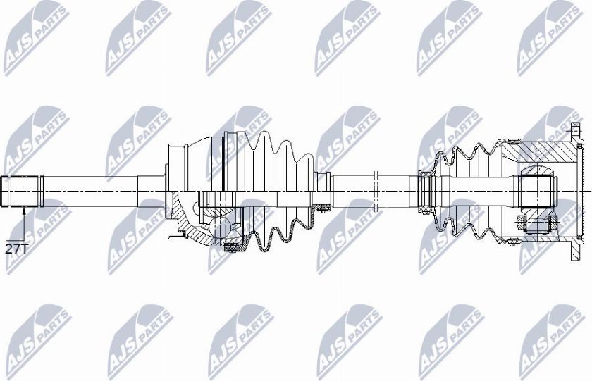 NTY NPW-NS-084 - Drivaxel xdelar.se