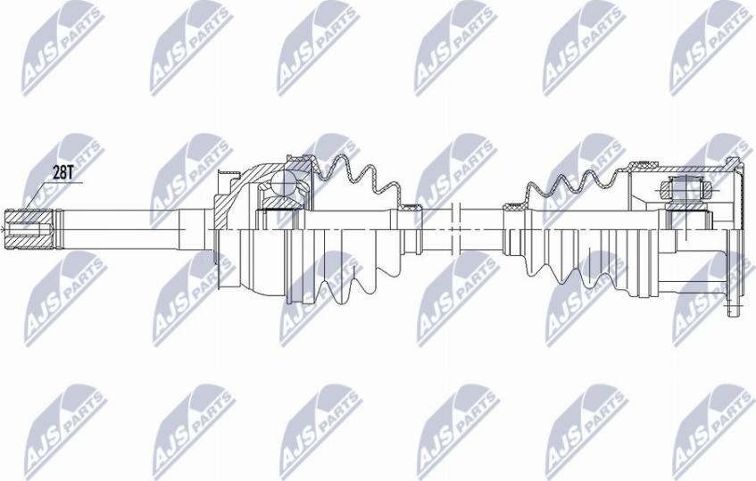 NTY NPW-NS-104 - Drivaxel xdelar.se