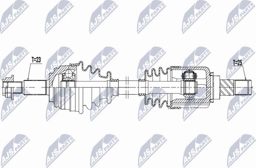 NTY NPW-NS-108 - Drivaxel xdelar.se