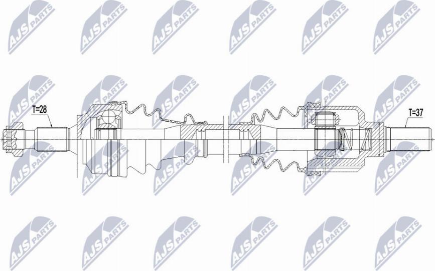 NTY NPW-PE-061 - Drivaxel xdelar.se