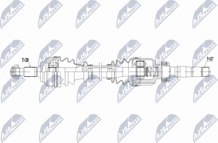 NTY NPW-PE-101 - Drivaxel xdelar.se