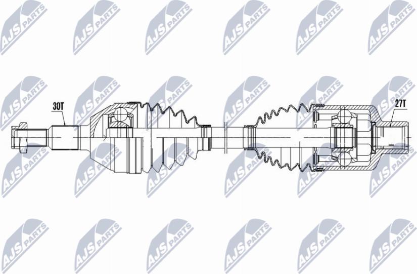 NTY NPW-PL-144 - Drivaxel xdelar.se