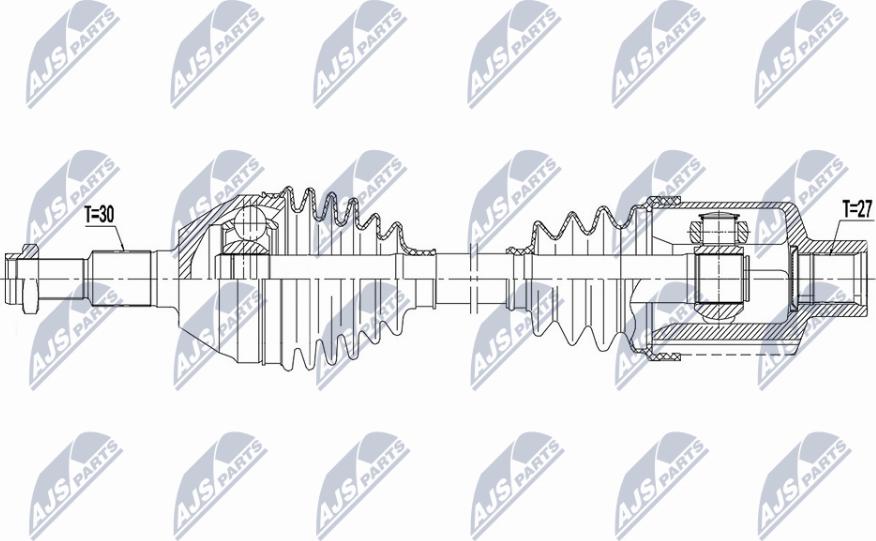 NTY NPW-PL-146 - Drivaxel xdelar.se