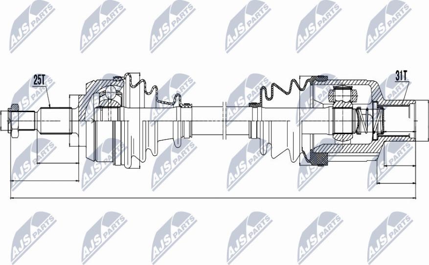 NTY NPW-RE-054 - Drivaxel xdelar.se