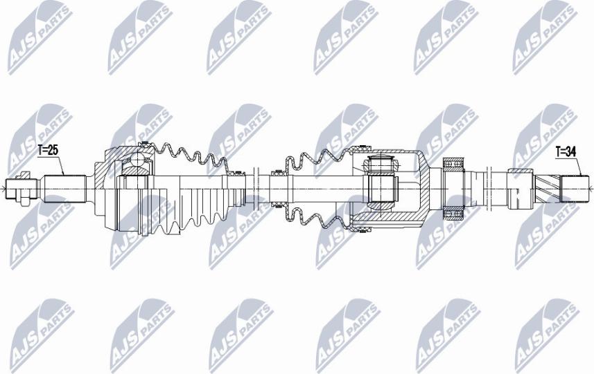 NTY NPW-RE-058 - Drivaxel xdelar.se