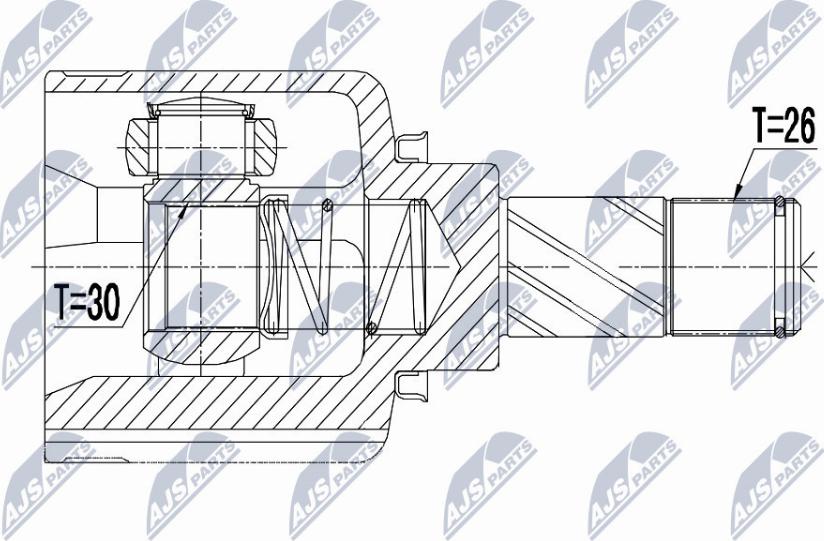 NTY NPW-RE-057 - Ledsats, drivaxel xdelar.se