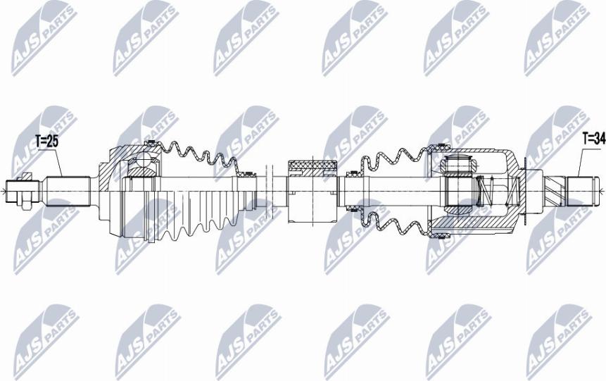 NTY NPW-RE-061 - Drivaxel xdelar.se