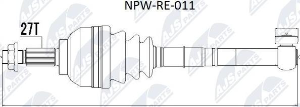 NTY NPW-RE-011 - Drivaxel xdelar.se