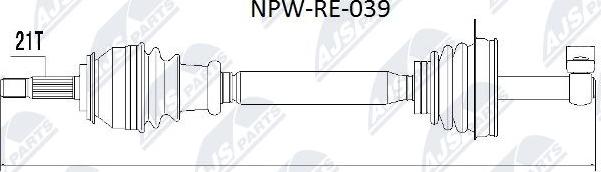 NTY NPW-RE-039 - Drivaxel xdelar.se