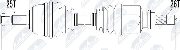 NTY NPW-RE-031 - Drivaxel xdelar.se