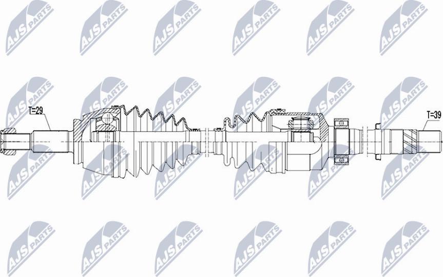 NTY NPW-RE-075 - Drivaxel xdelar.se