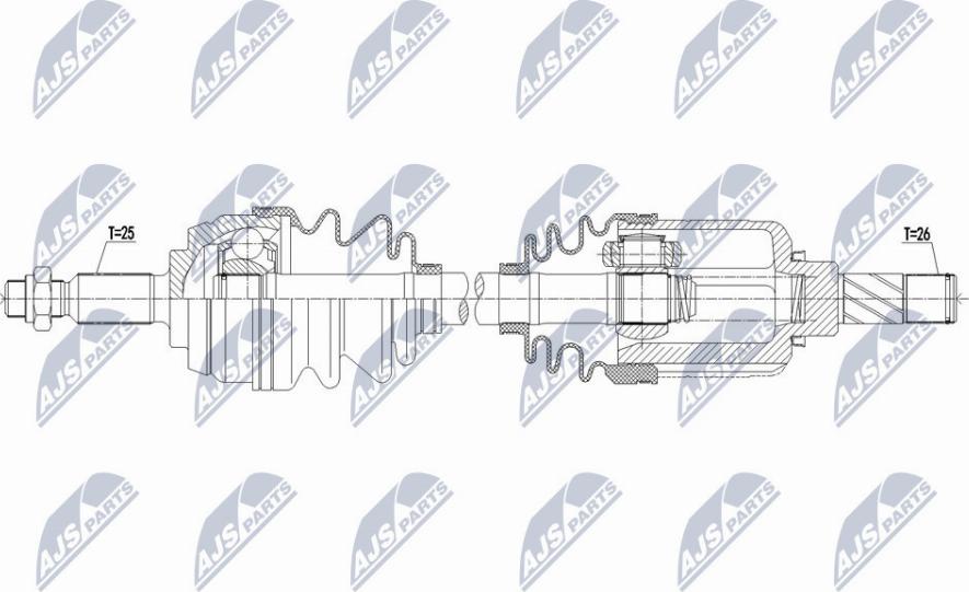 NTY NPW-RE-146 - Drivaxel xdelar.se