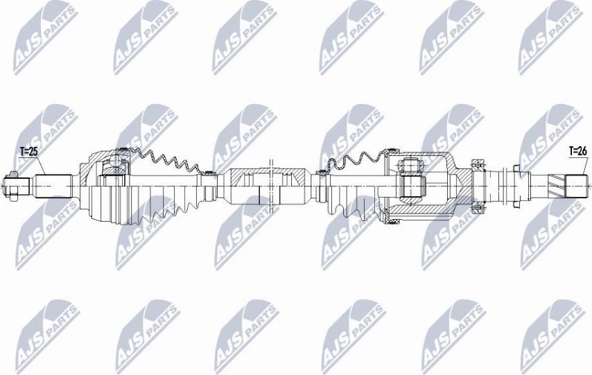 NTY NPW-RE-140 - Drivaxel xdelar.se