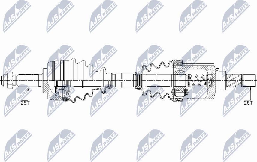 NTY NPW-RE-147 - Drivaxel xdelar.se