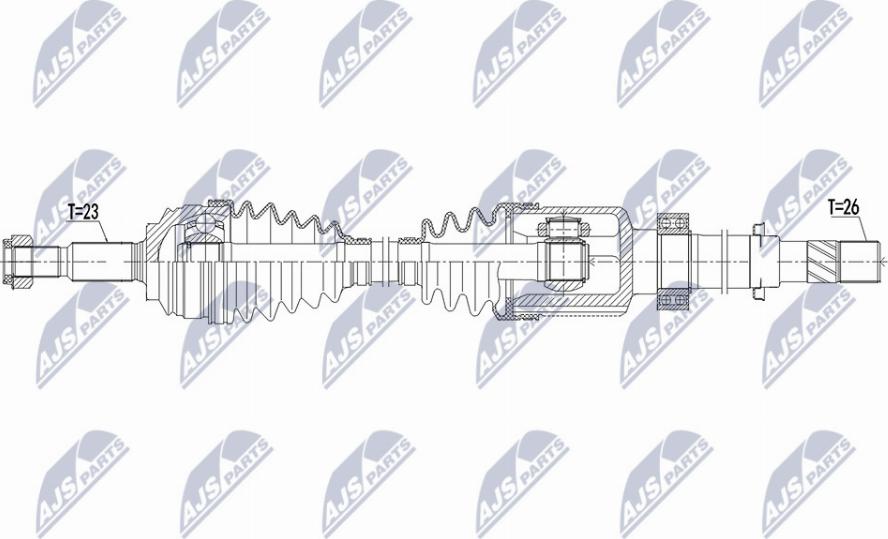 NTY NPW-RE-158 - Drivaxel xdelar.se