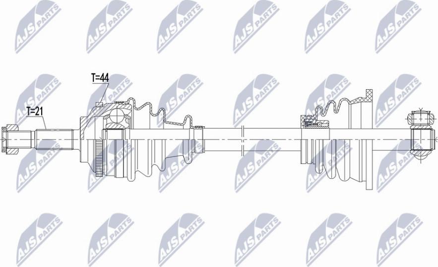 NTY NPW-RE-165 - Drivaxel xdelar.se