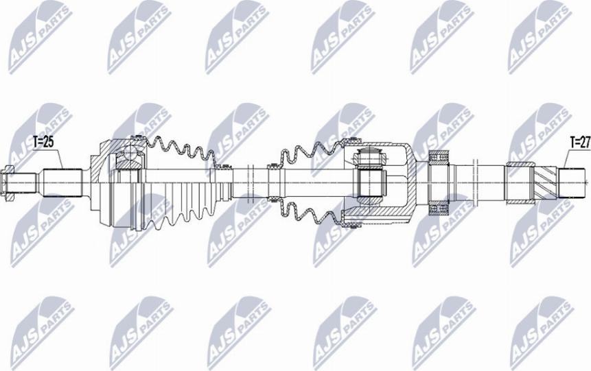 NTY NPW-RE-167 - Drivaxel xdelar.se