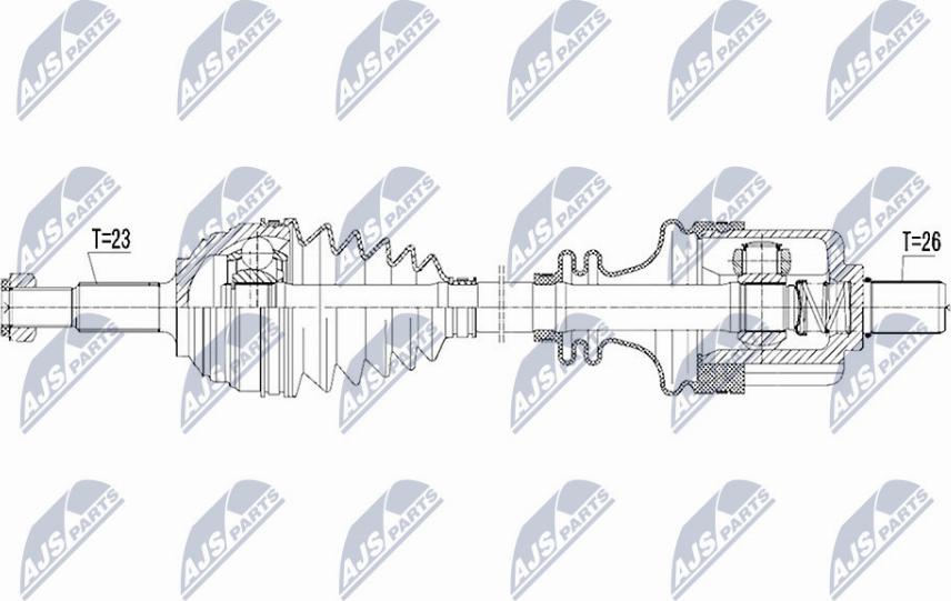 NTY NPW-RE-105 - Drivaxel xdelar.se