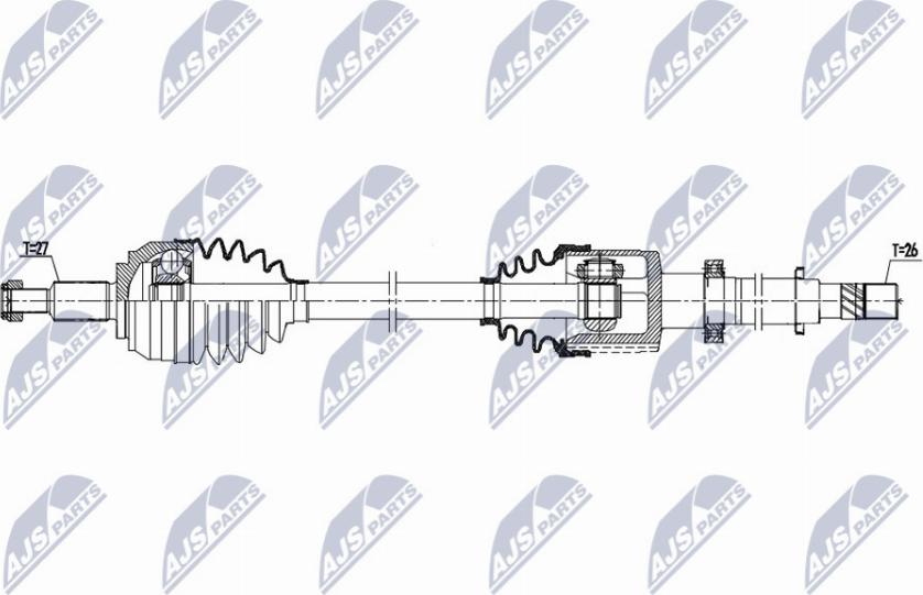 NTY NPW-RE-174 - Drivaxel xdelar.se