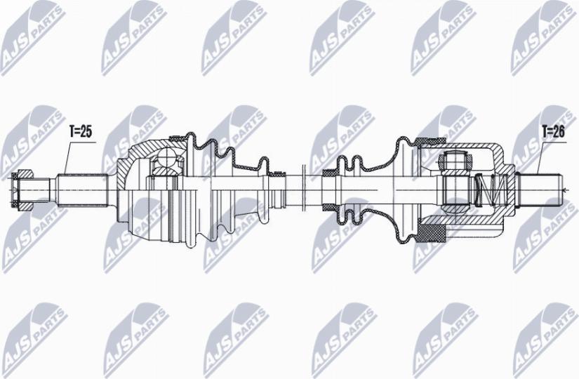 NTY NPW-RE-200 - Drivaxel xdelar.se