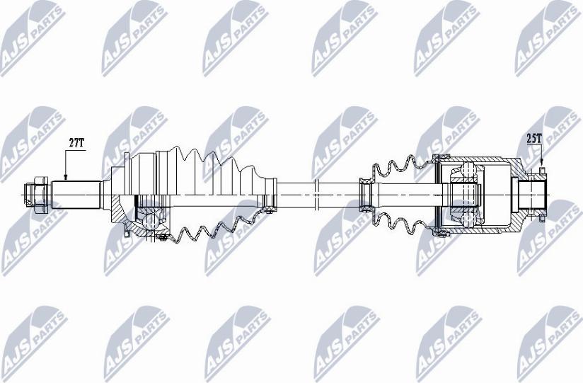 NTY NPW-SB-031 - Drivaxel xdelar.se