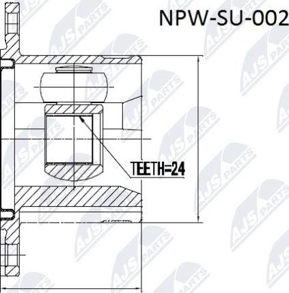 NTY NPW-SU-002 - Ledsats, drivaxel xdelar.se