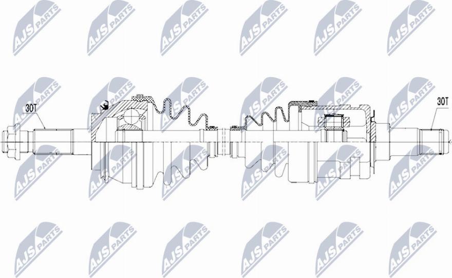 NTY NPW-TY-081 - Drivaxel xdelar.se