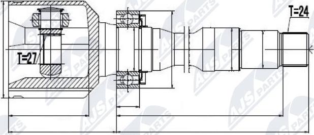 NTY NPW-TY-029 - Ledsats, drivaxel xdelar.se