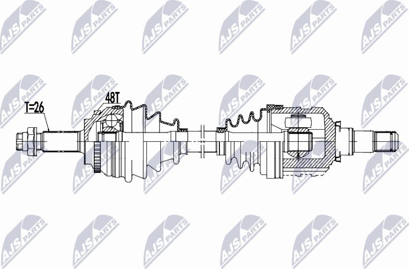 NTY NPW-TY-191 - Drivaxel xdelar.se