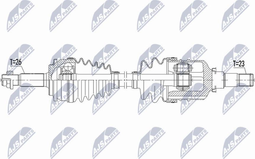 NTY NPW-TY-143 - Drivaxel xdelar.se