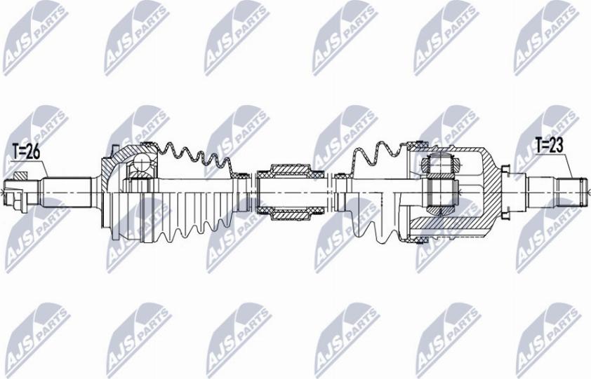 NTY NPW-TY-159 - Drivaxel xdelar.se