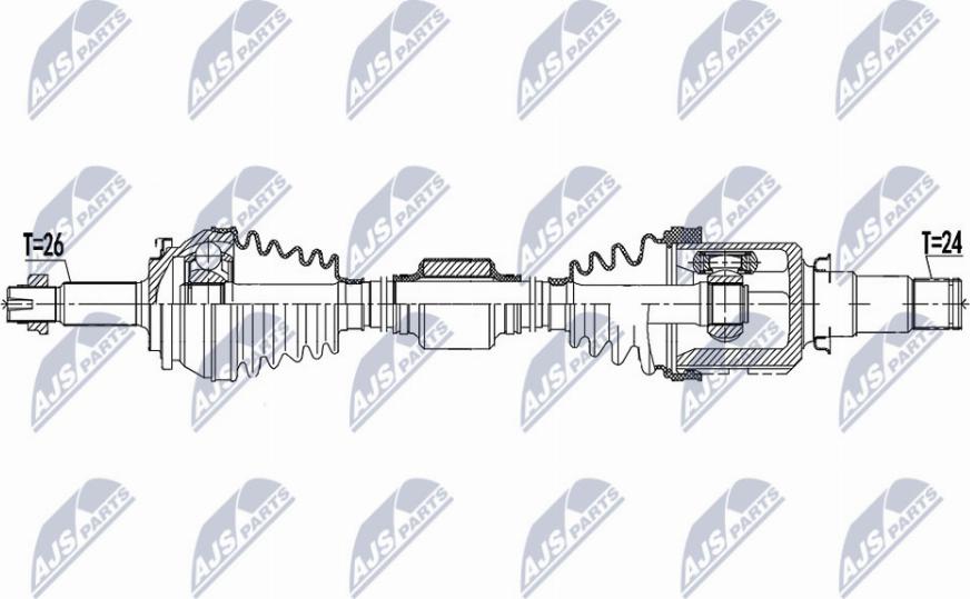 NTY NPW-TY-157 - Drivaxel xdelar.se