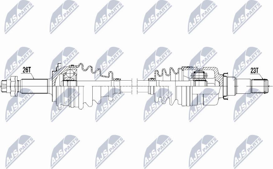 NTY NPW-TY-113 - Drivaxel xdelar.se