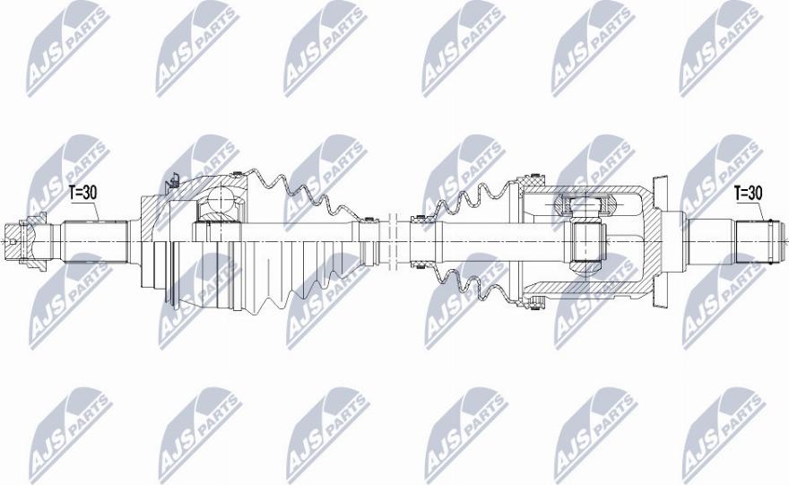 NTY NPW-TY-121 - Drivaxel xdelar.se