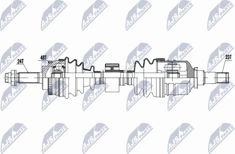 NTY NPW-TY-179 - Drivaxel xdelar.se