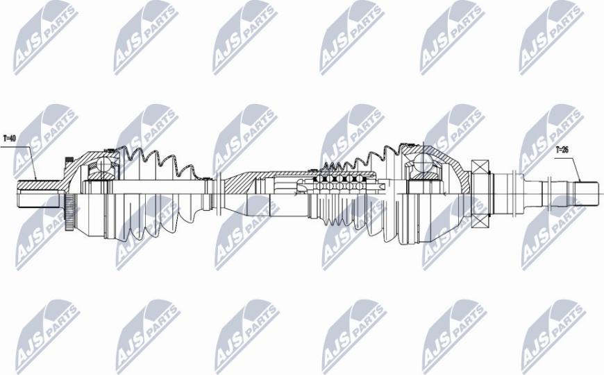 NTY NPW-VV-060 - Drivaxel xdelar.se